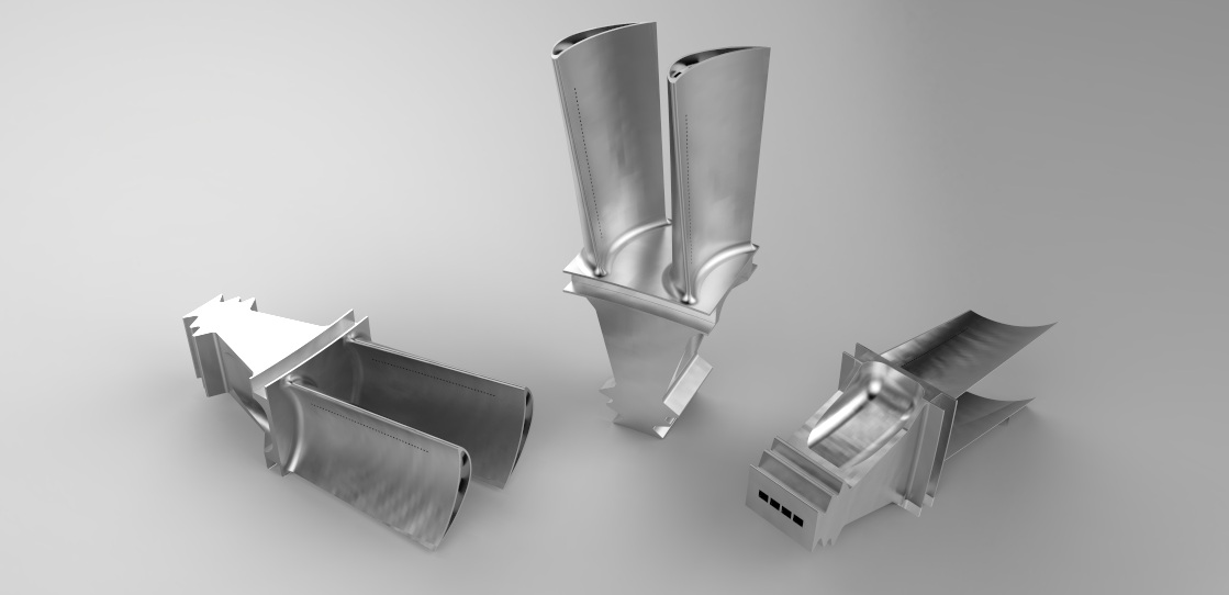 LM2500喷气发动机高压涡轮叶片
