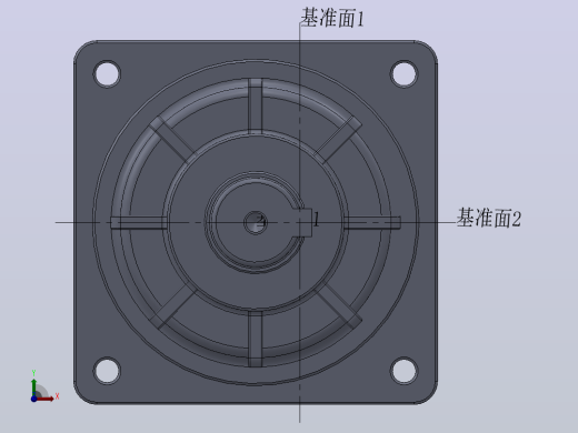 ZDR精密行星50W二级后端盖前视缩略图