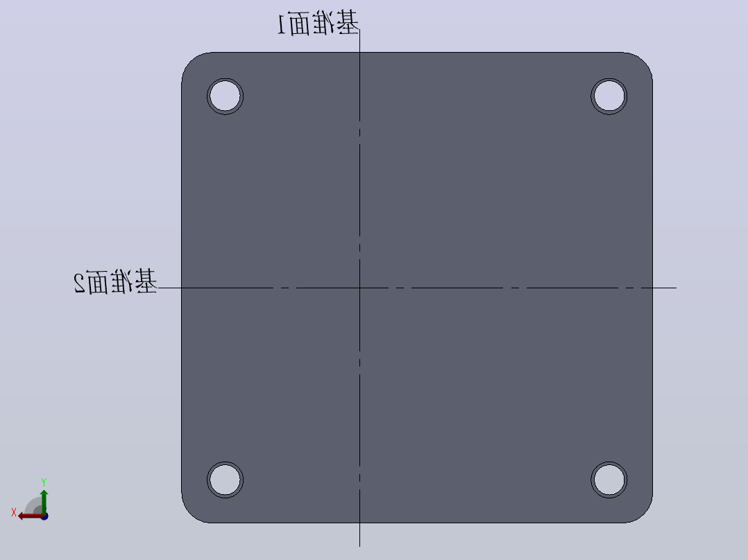 ZDR精密行星50W二级后端盖后视图