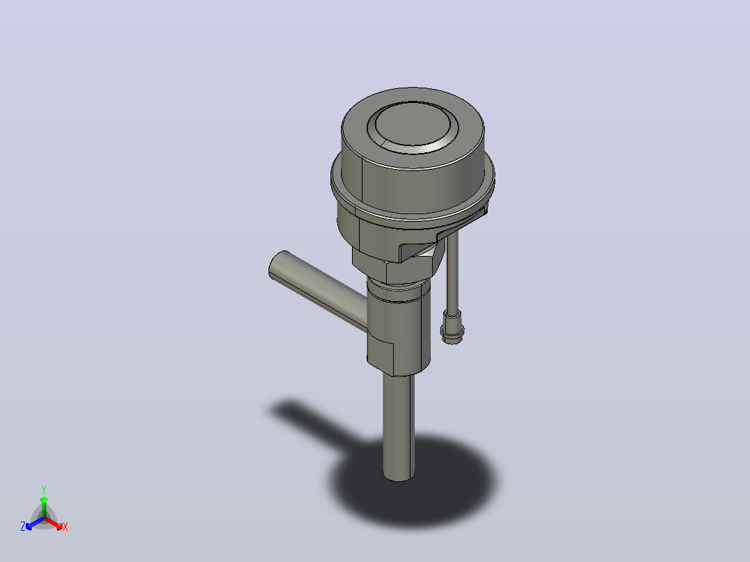 电子膨胀阀O系列-DPF（O）1.3-3.2[DPF(O)2.0]正等轴测图