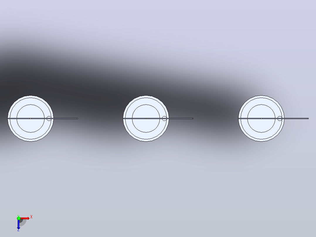 用于小口径监测井的细长型地下水采样器俯视图