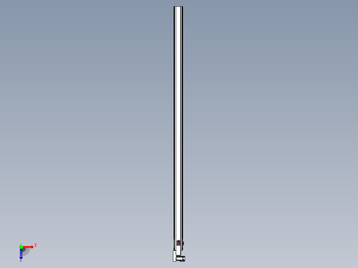 皮带直线轴半封闭可选导轨TPA-HNB-120D-110-L3050-ML-Y-P40-N3俯视缩略图