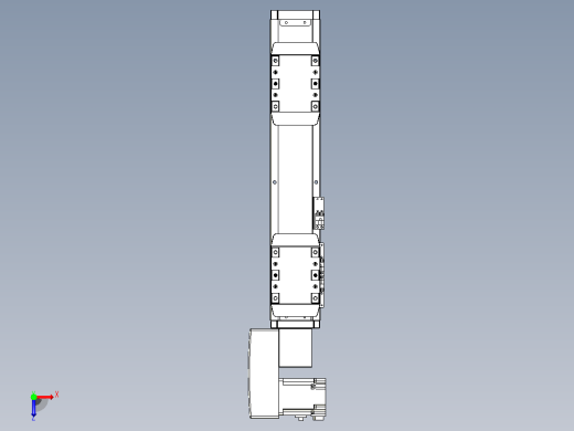 皮带直线轴双滑块型TPA-GCBS-80-P60-L75-QL-M20-N3俯视缩略图