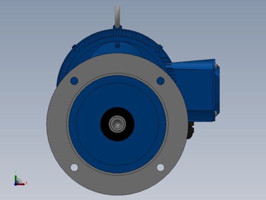 RXF67法兰轴伸式安装斜齿轮减速机RX67-Y2.2-4P-100-M1-0°-Φ250前视缩略图