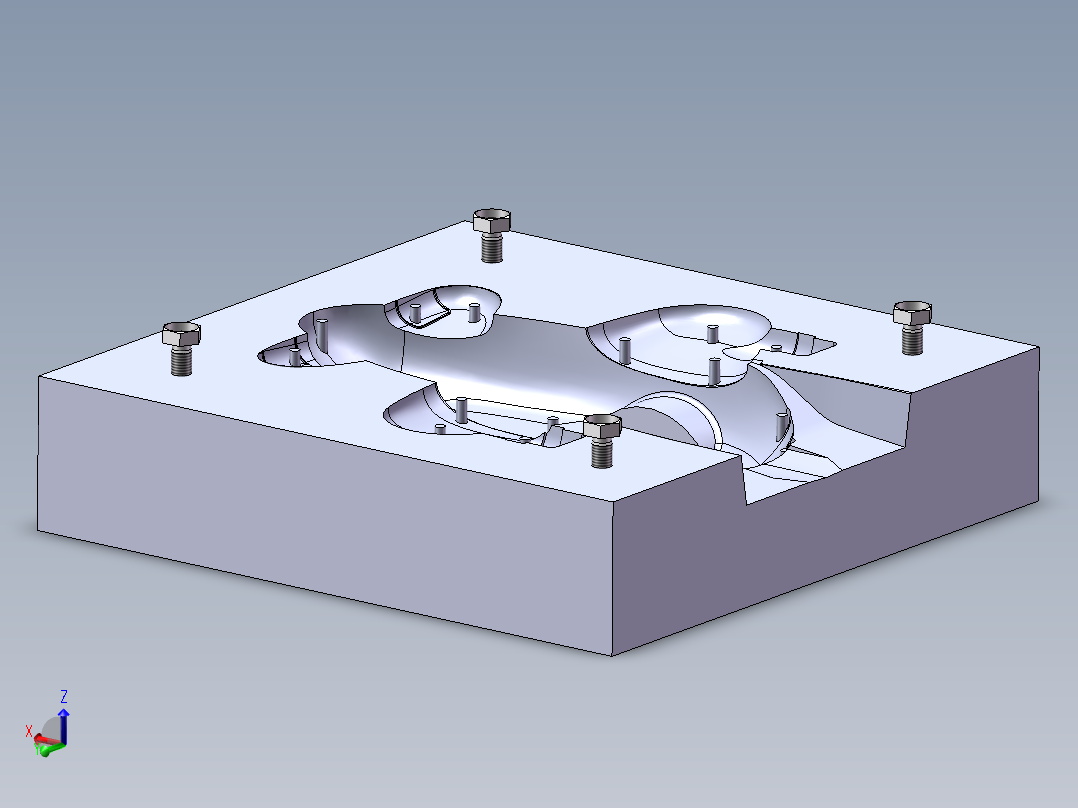 塑料飞机机身底部静强度分析及模具设计(sw12+说明书)
