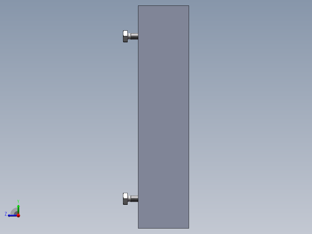 塑料飞机机身底部静强度分析及模具设计(sw12+说明书)右视图