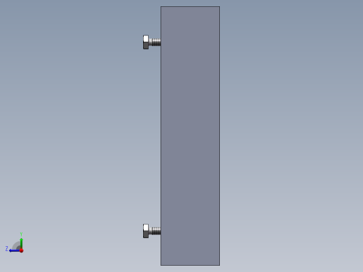 塑料飞机机身底部静强度分析及模具设计(sw12+说明书)右视缩略图