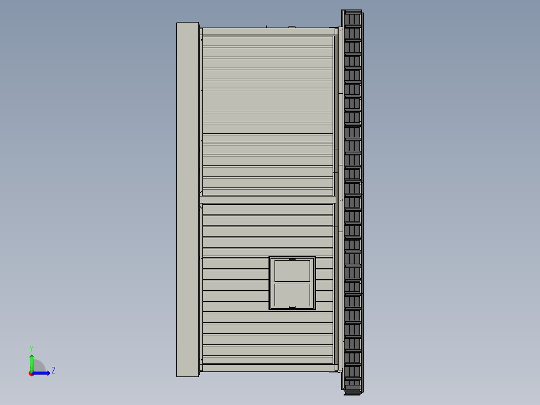 木屋别墅左视图