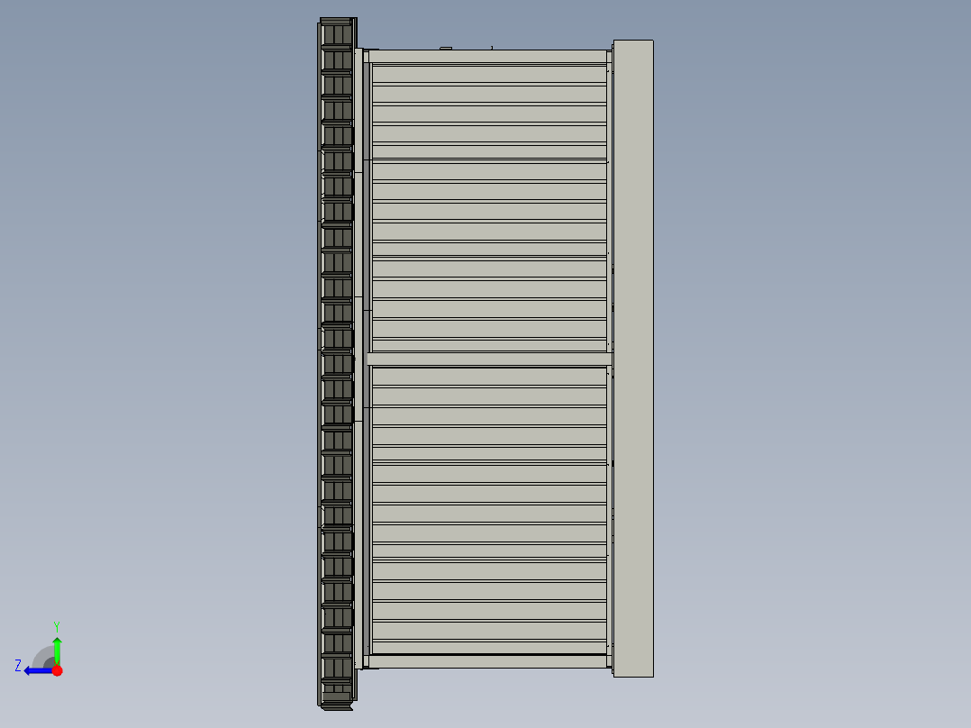 木屋别墅右视图
