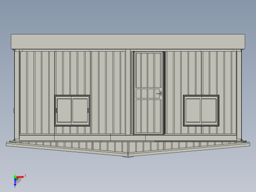 木屋别墅俯视缩略图