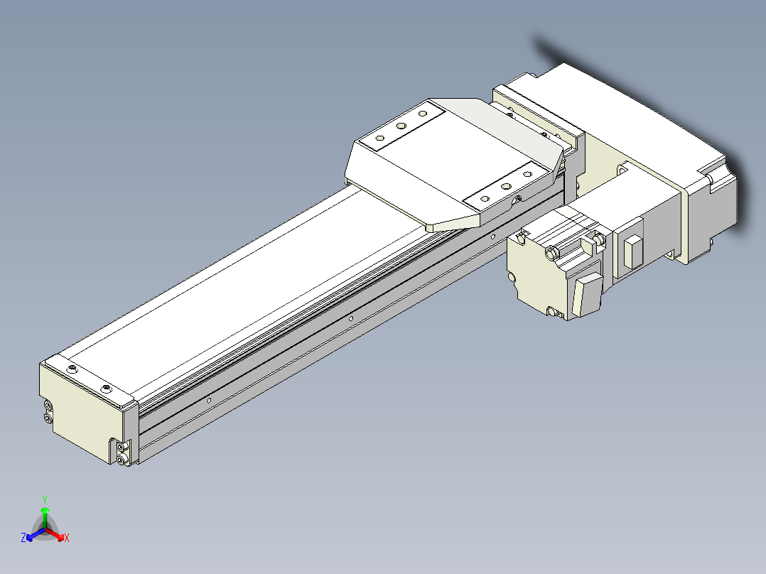 钢基模组-TPA-KCR-6005C-300A1-MR-H1正等轴测图
