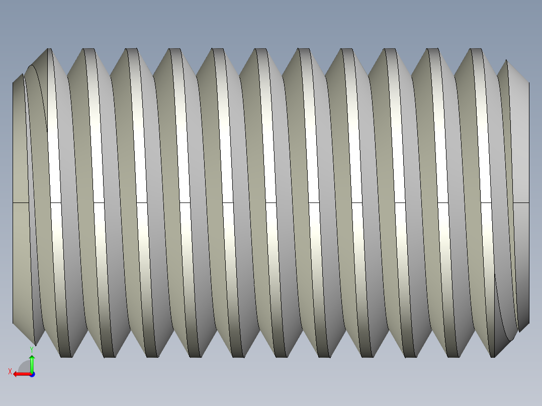 DIN 913-ISO 4026 固定螺钉-M18 L=30.STEP后视图