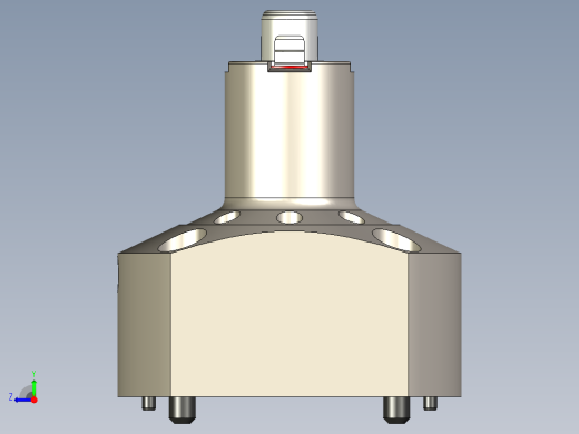 KOSMEKSFA3000-G0A-130-H75多系列多零件图纸模型多系列多零件图纸模型右视缩略图