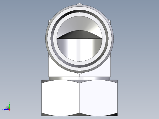 卡套式工业通用硬管接头EO_Swivel_nut_elbow_EW35LOMDCF右视缩略图