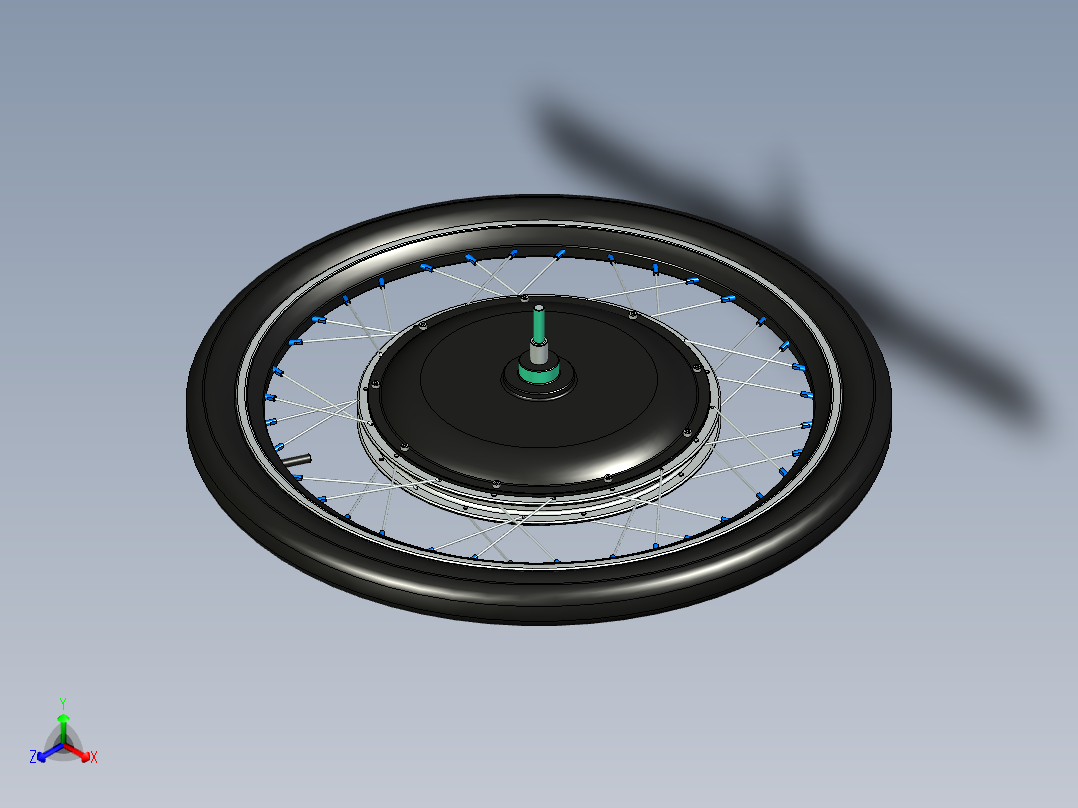 轮毂电机--X_T STP正等轴测图