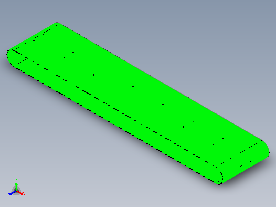 DCD20-11-011输送带正等轴测图