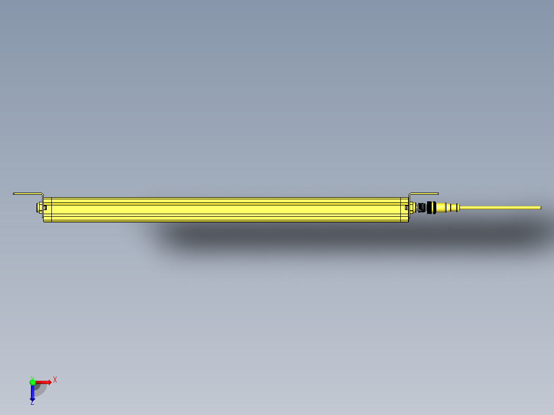 安全光幕FGYM20-20俯视图