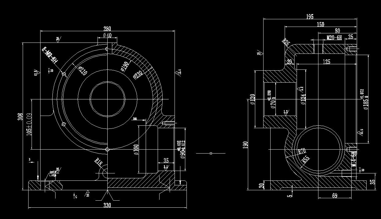 蜗杆减速箱加工工艺及铣端面夹具设计
