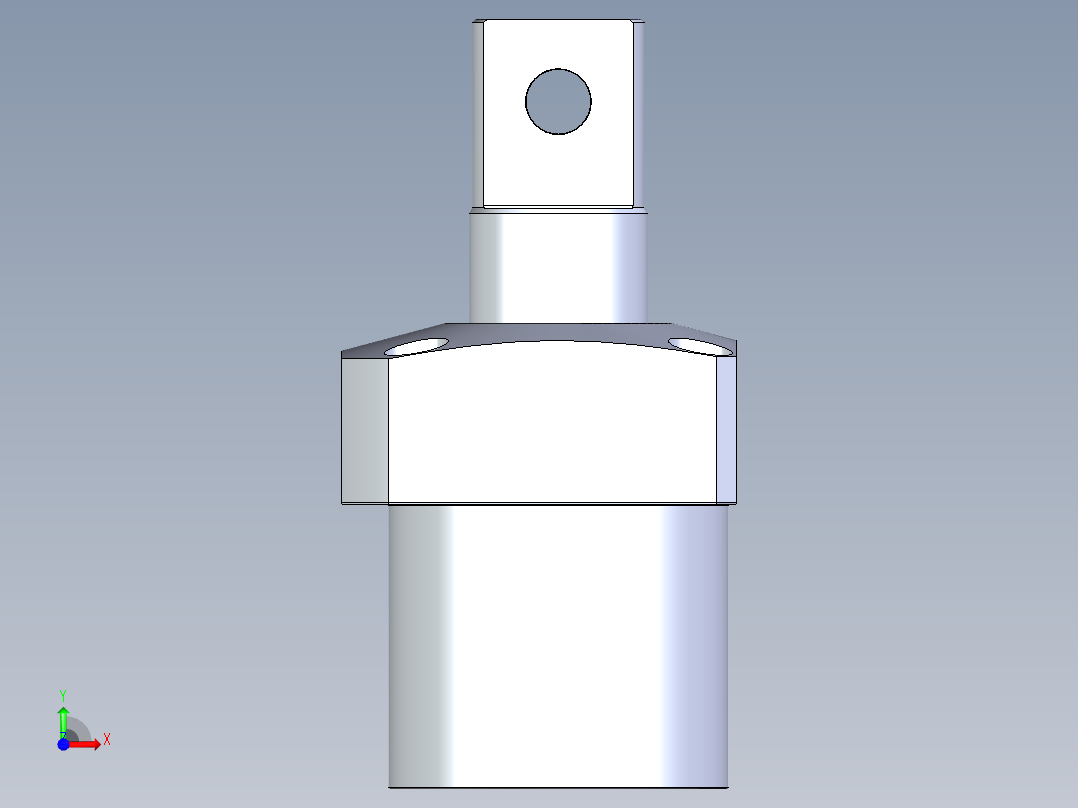 KOSMEKLHA1050-Sx-P_rev1多系列多零件图纸模型前视图
