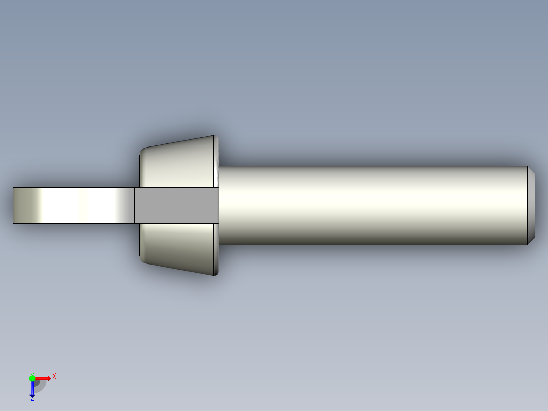 带耳螺钉-DIN_316_Wing_screws_5x0.8x20-17.6-9_26_2.3_13_5.stp俯视图