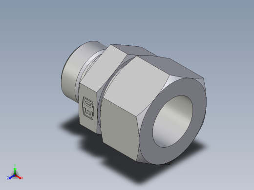卡套式工业通用硬管接头EO_Male_Stud_connector_GE30SR1EDCF