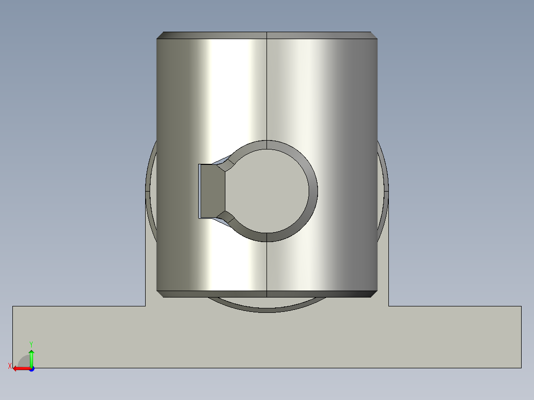 可動式張力器MOT-40-3D多系列多零件图纸模型后视图