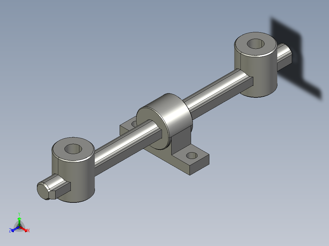 可動式張力器MOT-40-3D多系列多零件图纸模型正等轴测图