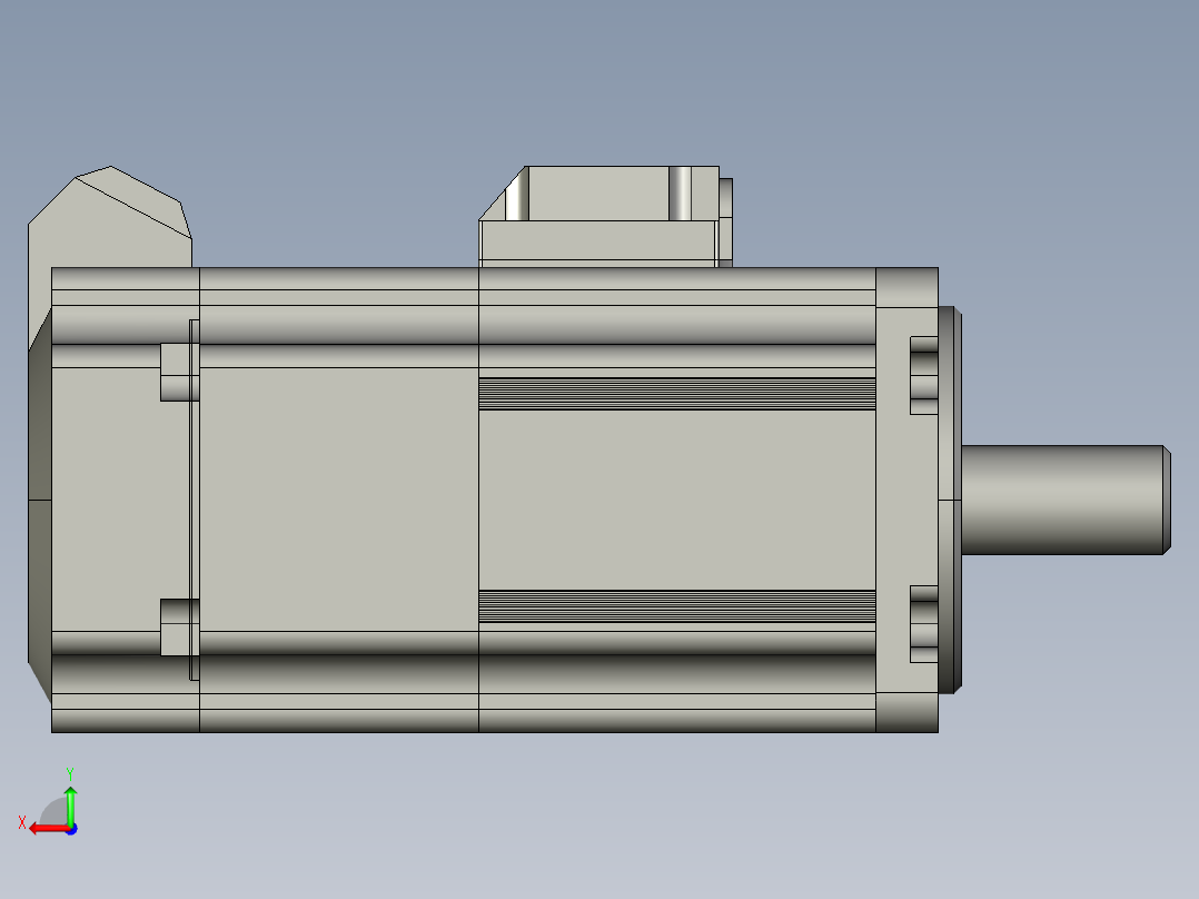 低压伺服电机MF3H-60CS(CM)30BZ1-502后视图