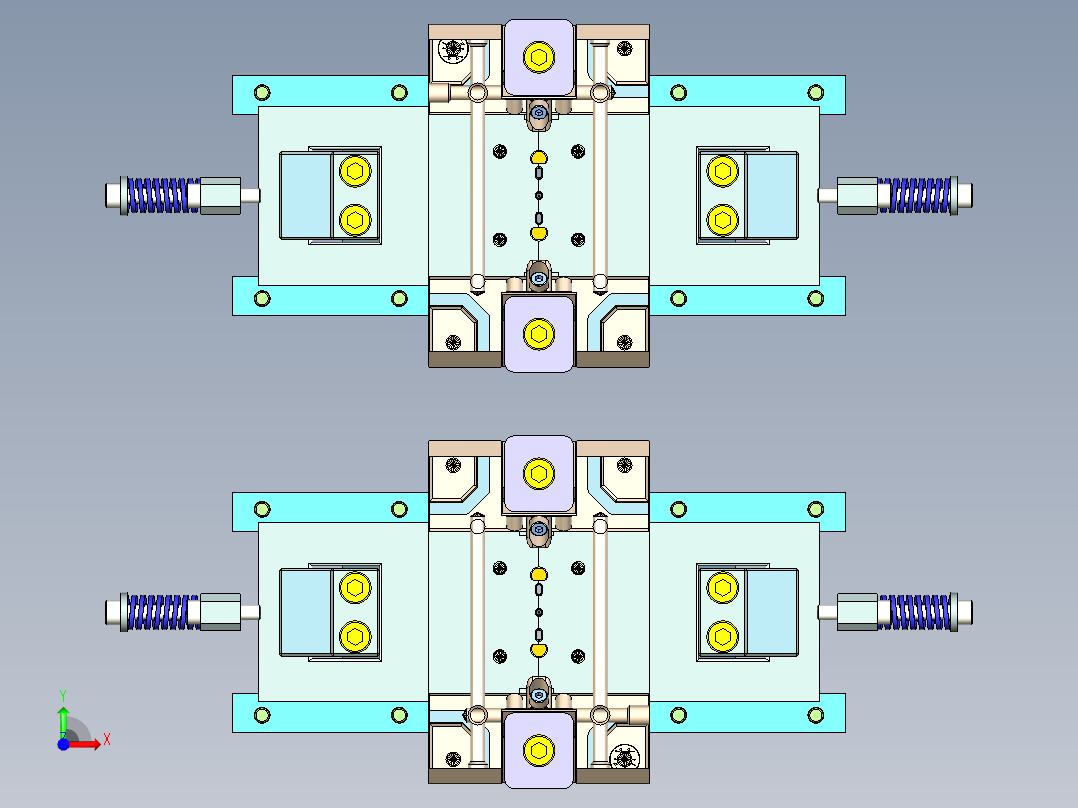 苹果耳塞模具耳塞下壳模具设计820566==60前视图