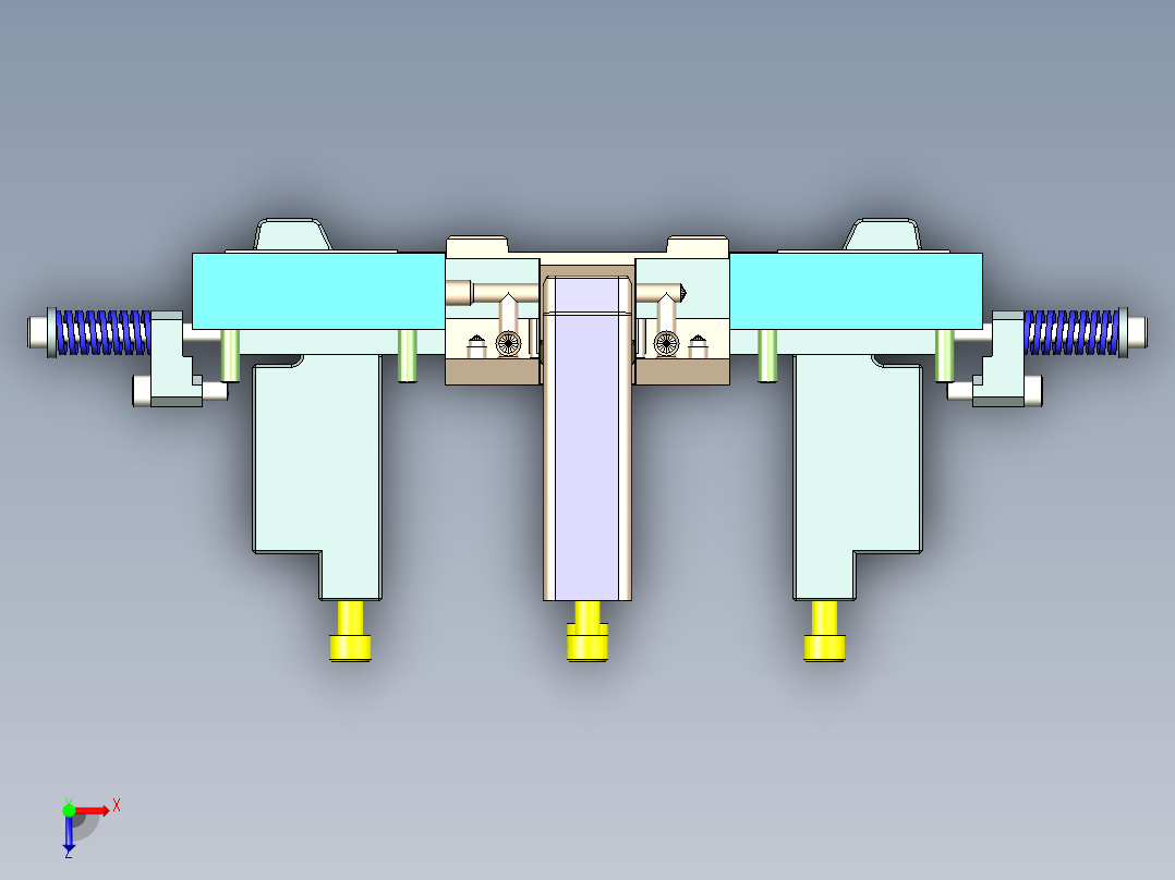 苹果耳塞模具耳塞下壳模具设计820566==60俯视图
