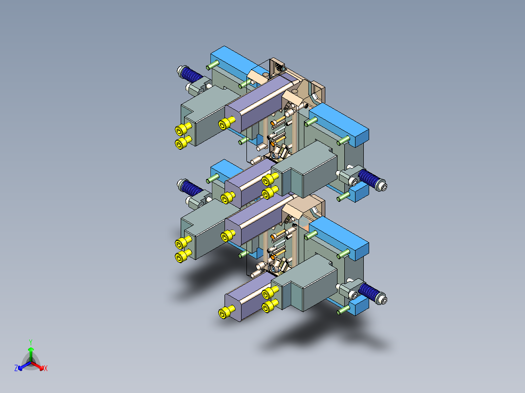 苹果耳塞模具耳塞下壳模具设计820566==60正等轴测图