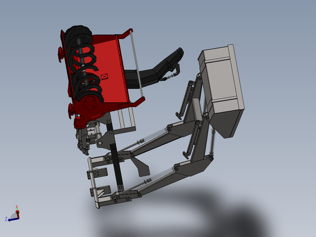旋转式除雪机装载机构