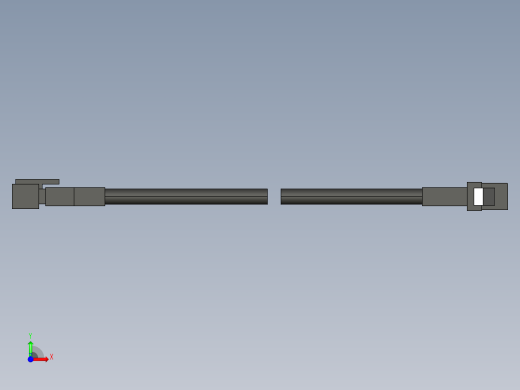 基恩士CA-DP3R_DP5R_kc图纸模型前视缩略图