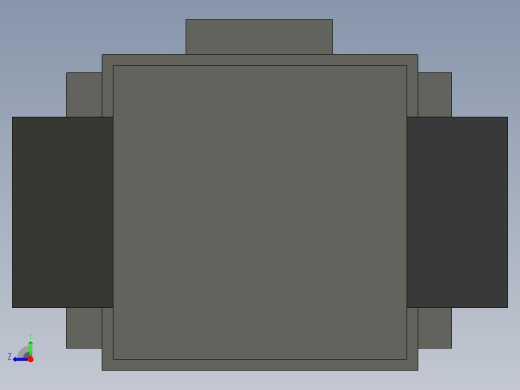 基恩士CA-DP3R_DP5R_kc图纸模型右视缩略图