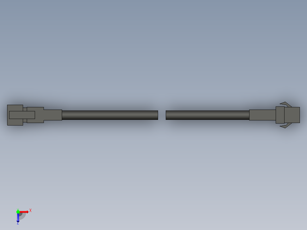 基恩士CA-DP3R_DP5R_kc图纸模型俯视图