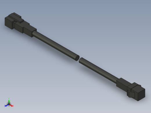 基恩士CA-DP3R_DP5R_kc图纸模型正等轴测缩略图