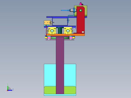 中心定位装置左视缩略图
