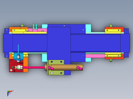 中心定位装置俯视缩略图