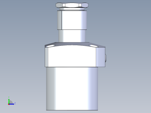 KOSMEKLG1050-GR-Y45多系列多零件图纸模型左视缩略图