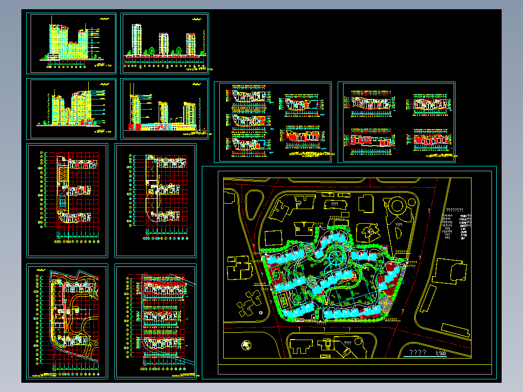 上海上青城市花园建筑图