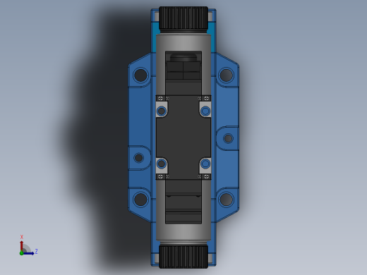 FWH-04直流线盒式电液换向阀俯视缩略图