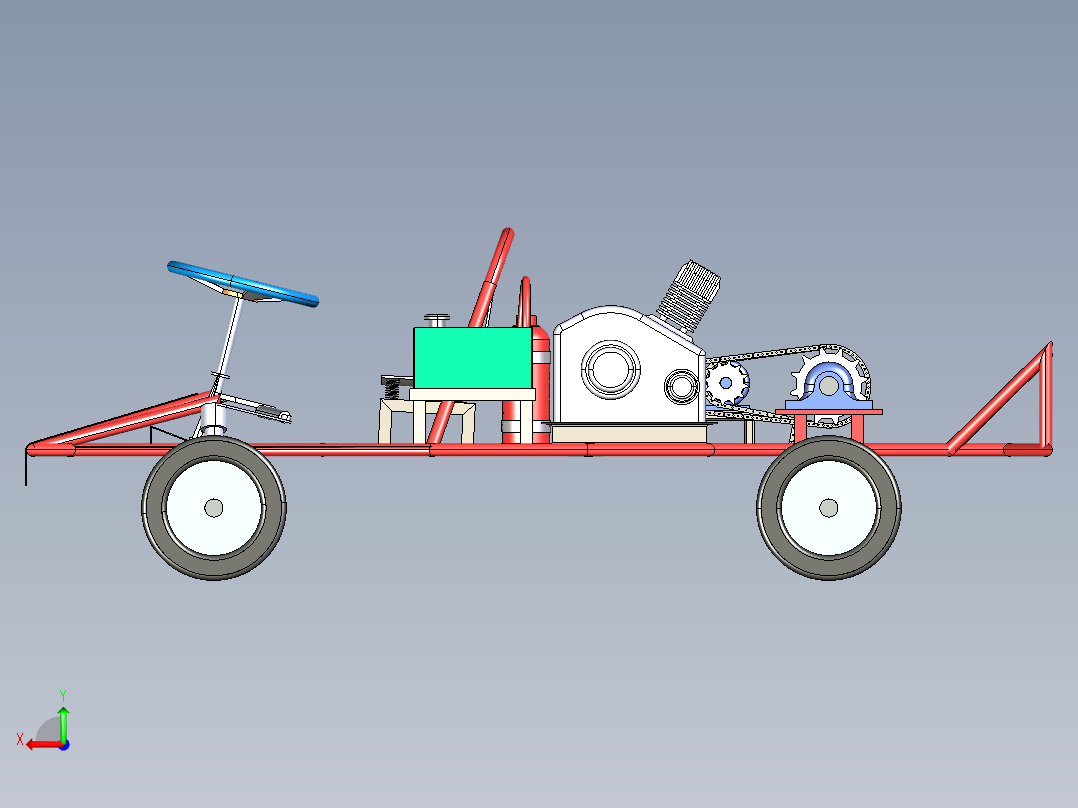 A3003956-混合动力汽车后视图