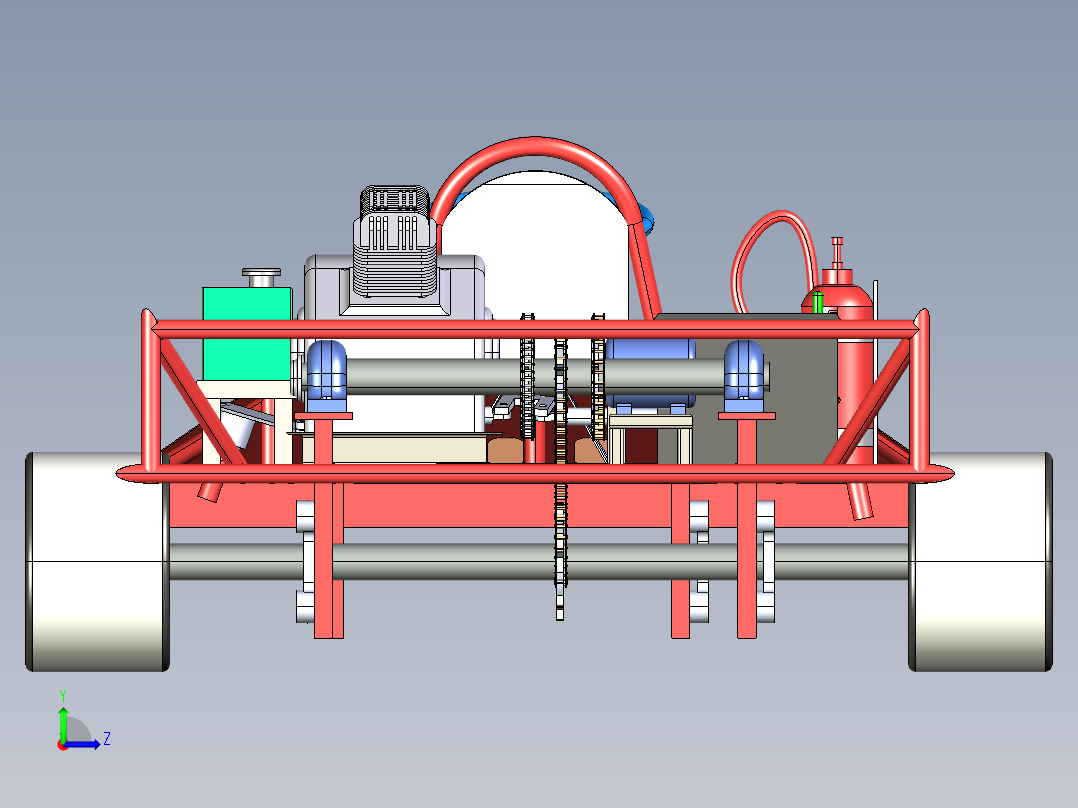 A3003956-混合动力汽车左视图