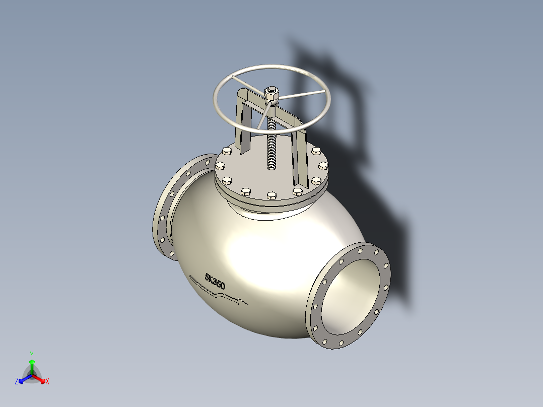 铸铁 铸钢截止阀 截止止回阀-JIS5K-350