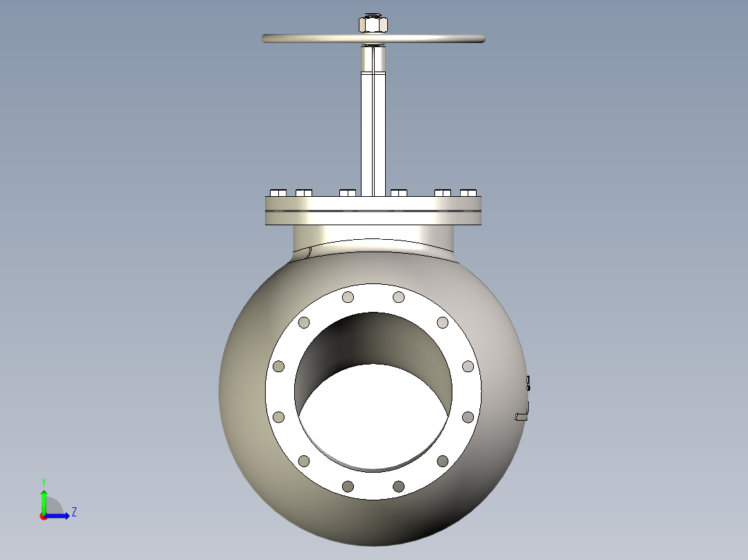 铸铁 铸钢截止阀 截止止回阀-JIS5K-350左视图