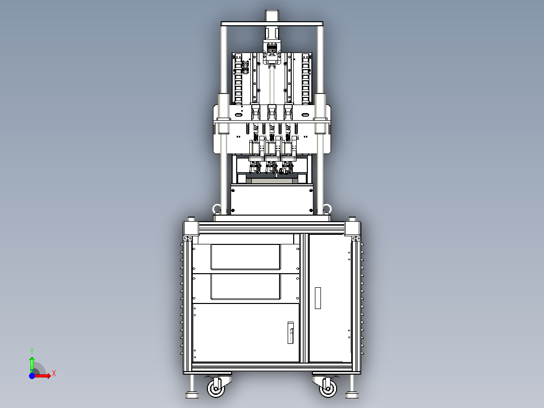 旋钮疲劳测试设备前视图