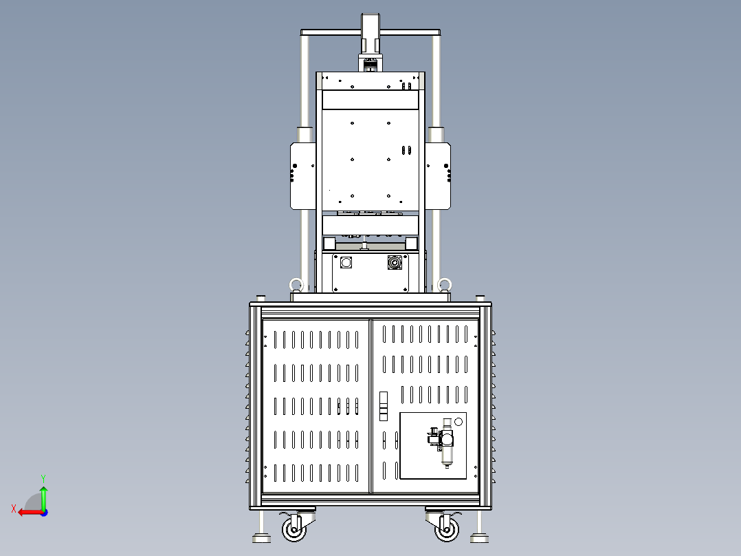 旋钮疲劳测试设备后视图