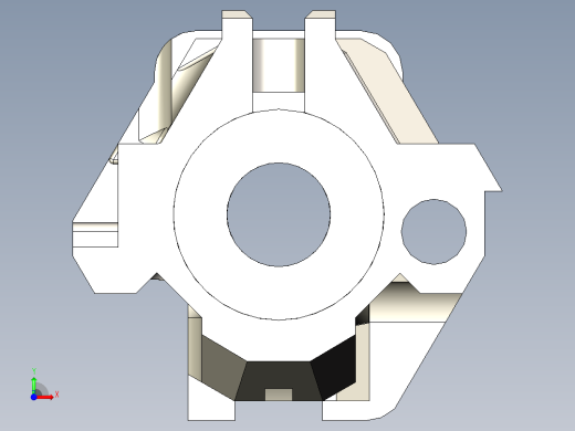 手枪左轮冲锋枪老式狙击步枪设计3D图纸M107-assy STP前视缩略图