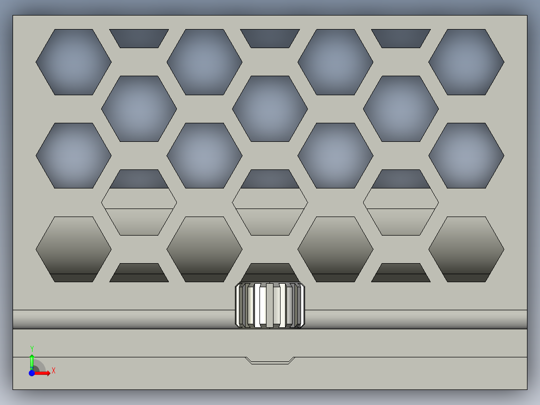 封闭式笔记本支架14前视图