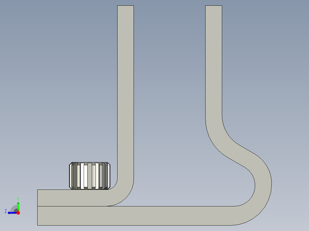 封闭式笔记本支架14右视图